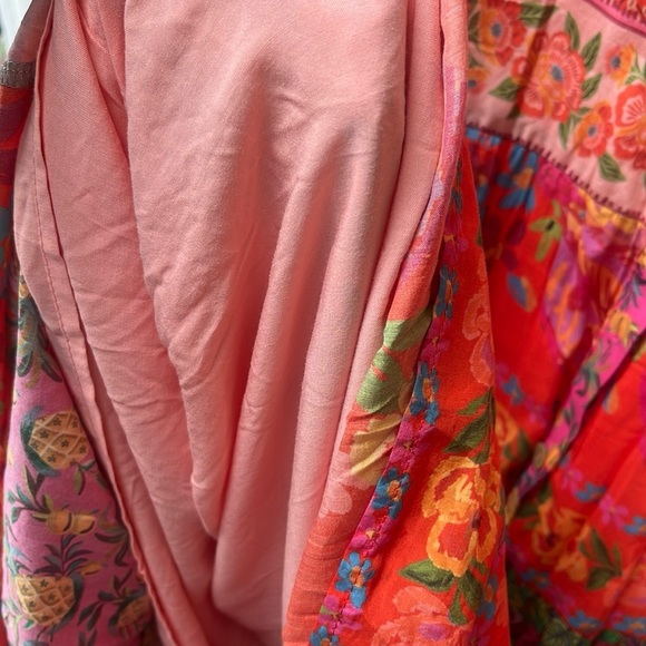 🏷️ NWT | 🦜FARM RIO Mixed Border Print Maxi Dress - Picture 7 of 10